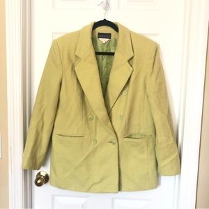 Vintage Oversized Wool Blazer Jacket Sz 8